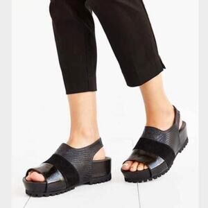 Mamut Sacro slingback platform sandals